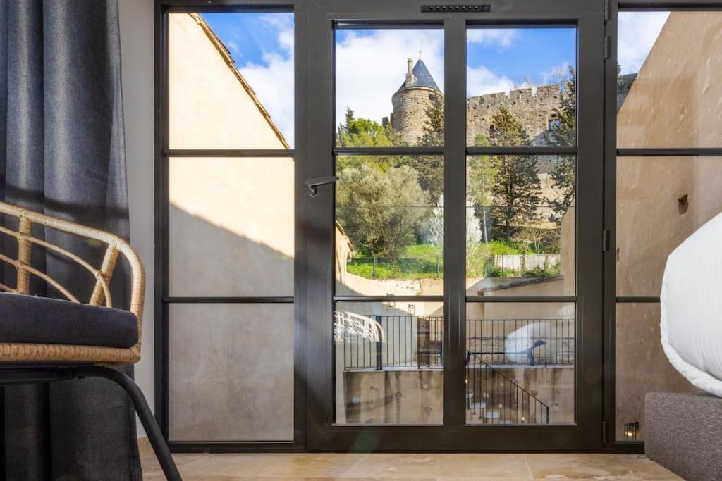 Longue Vie A La Reine - Piscine - Chateau Carcassonne Esterno foto